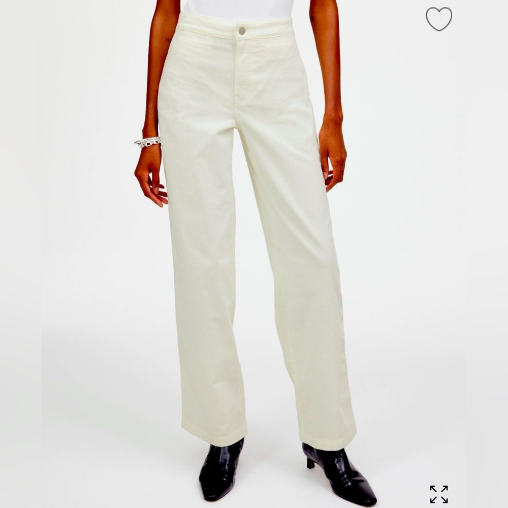 Madewell Emmett wide leg corduroy pant, new, only worn once